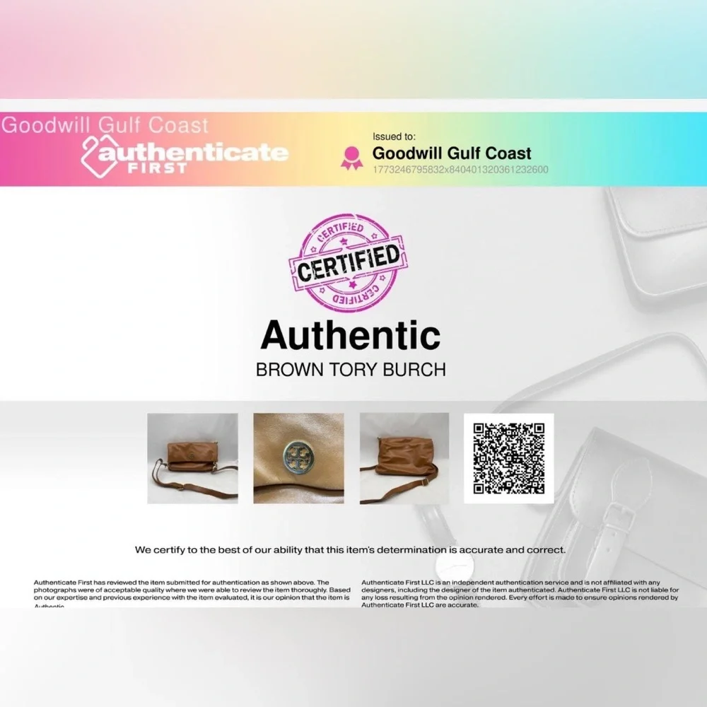 🛑 1 hour sale. Tory Burch Tan Leather Crossbody Bag, wear multiple ways - Picture 9 of 14